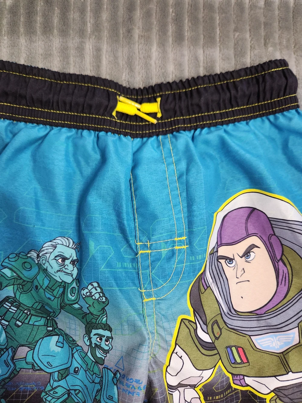 Buzz Lightyear Graphic Swim Shorts for Kids Blue Toy story size 4 swim trunks